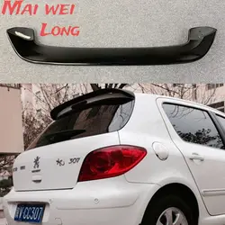 for peugeot 206 207 307 spoiler 2004-2012 spoiler High Quality ABS Material Car Rear Wing Primer Color spoiler