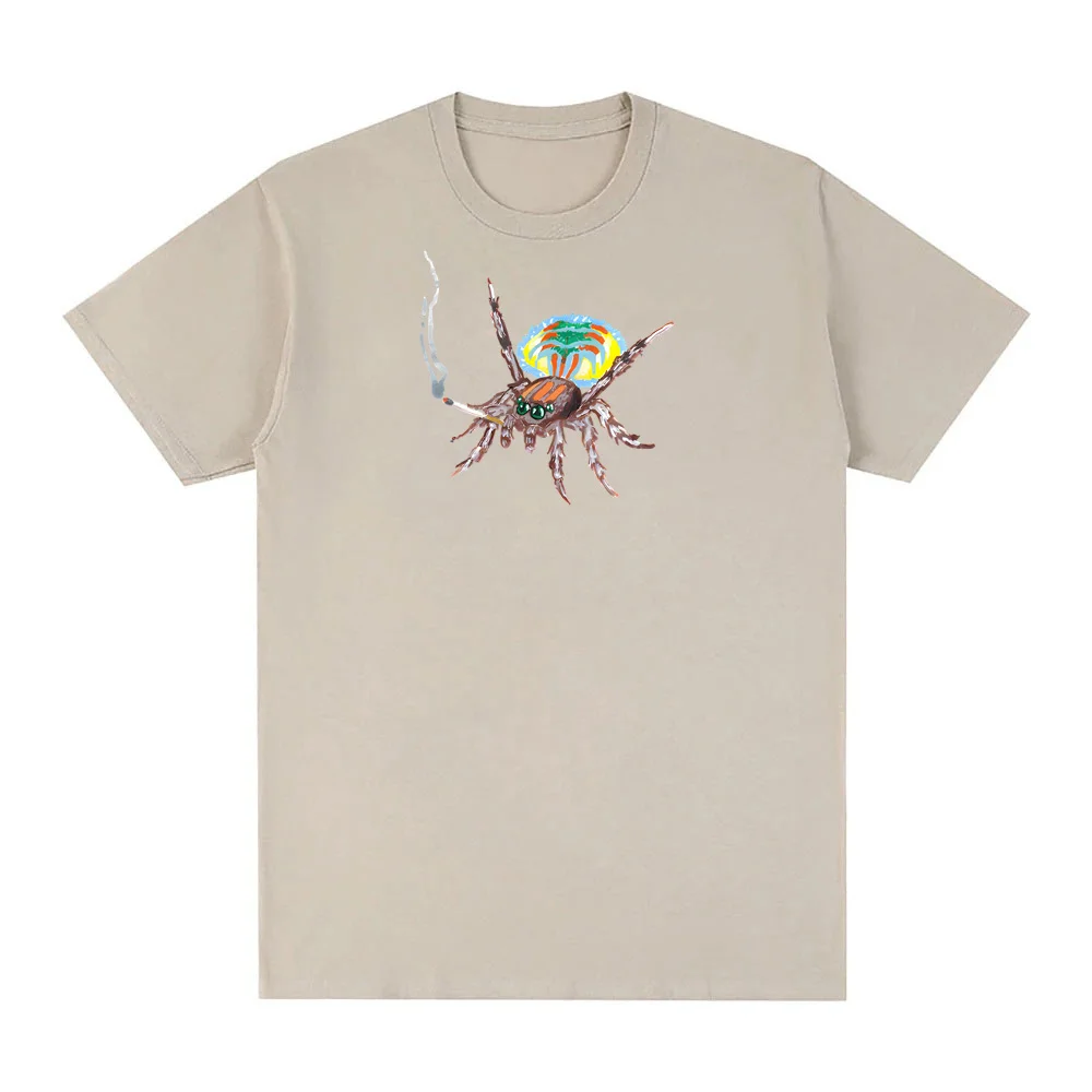 سباركلي سبايدرمافن تي شيرت سوكي المائية الصيف الهيب هوب 100% القطن تي شيرت 2026 جديد جودة عالية ريترو الجولة الرقبة التي شيرت #4