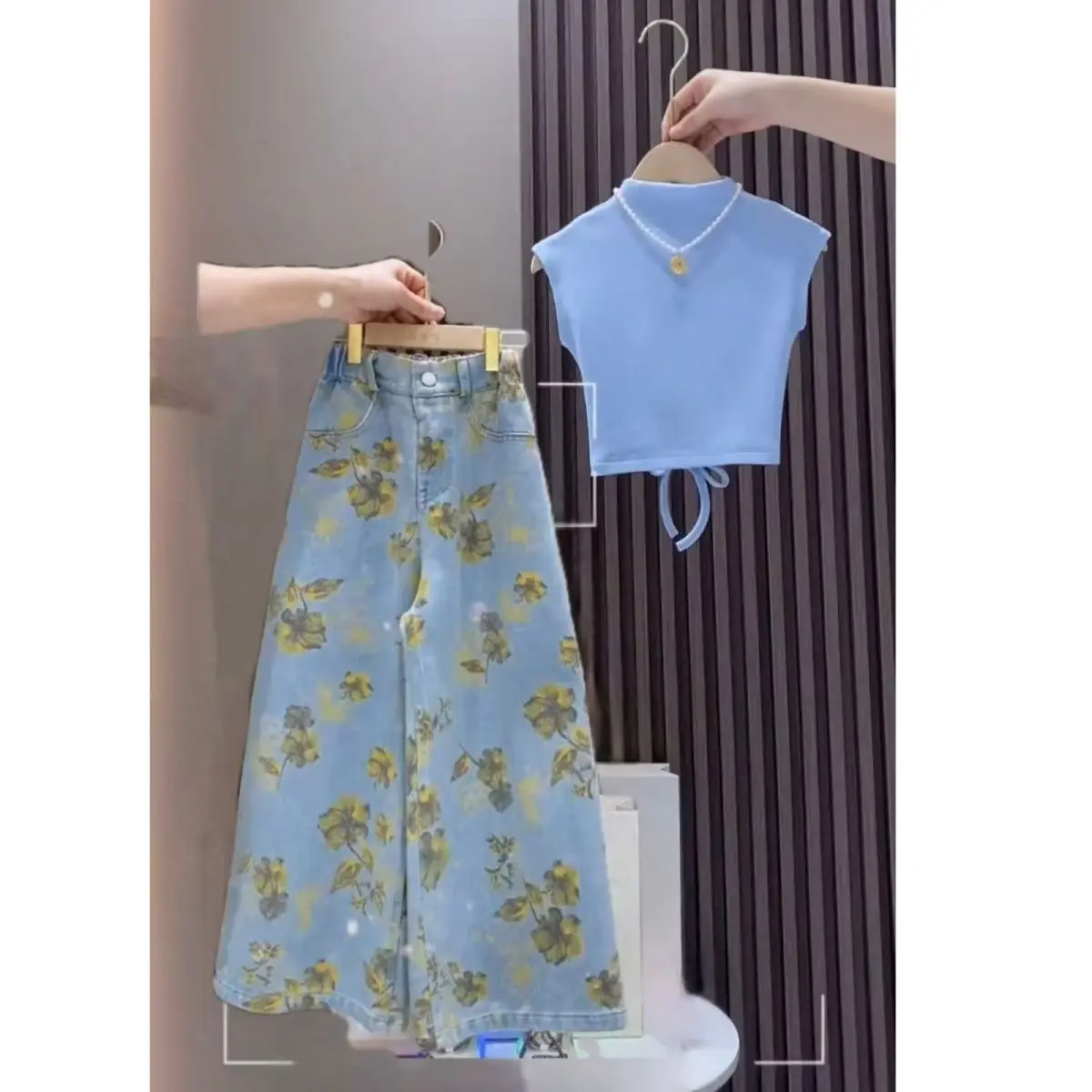 

Детский спортивный костюм из 2 предметов: комплект в корейском стиле с коротким рукавом и шортами унисекс – для активного повседневного ношения