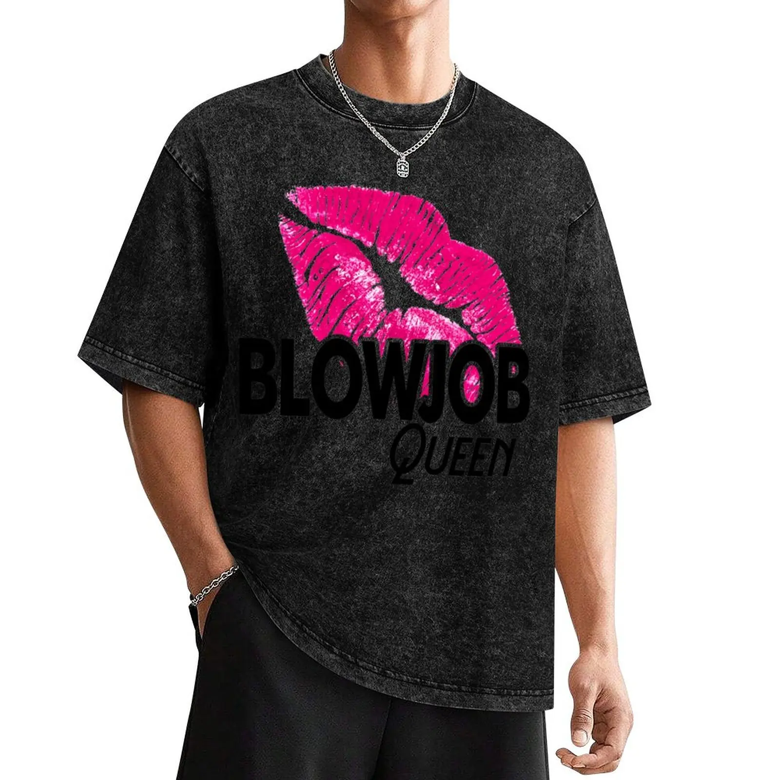 

BlowJob Queen - Schulleiter T-Shirt vintage plain men workout shirt