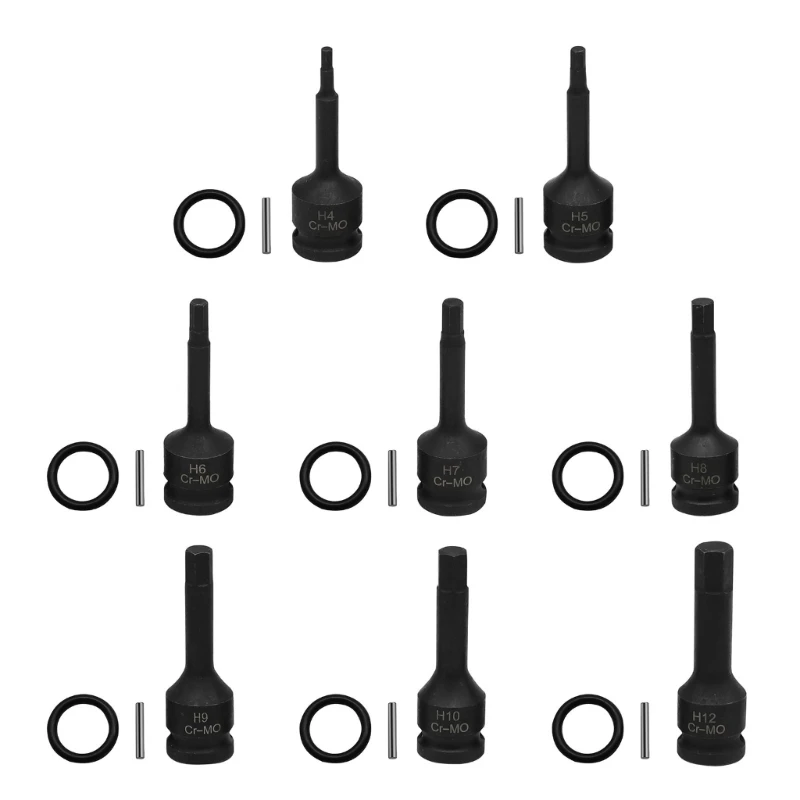 

H5 H6 H7 H8 H9 H10 H12 Hexagon Bit Socket Hexgon Bit Adapter AllenKey Dropship