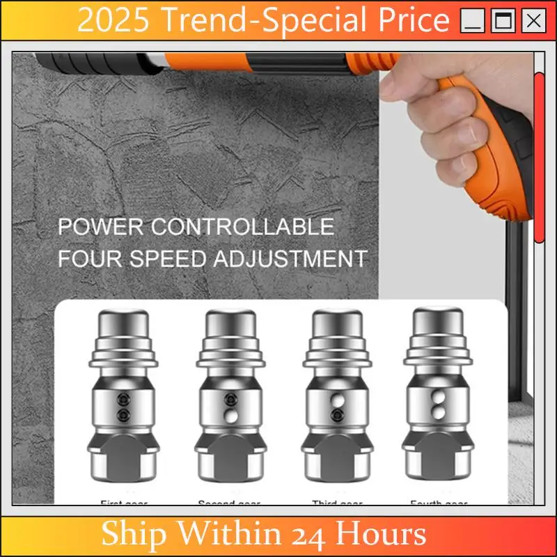 

The New Woodworking And Decoration Integrated Air Nailer Nail Gun Home DIY Installation Wall Fastener Rivet Gun Manual Tools