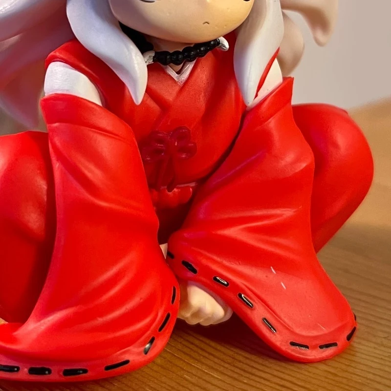 Nowy Inuyasha Sesshoumaru Anime Postać Kreskówka Śliczna Figurka Model Kawaii Kucająca Lalka Ozdoby na Stół Zabawki dla Dzieci