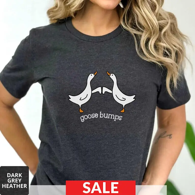 Goose Bumps, Funny T Shirt Silly  T-Shirt, Duck