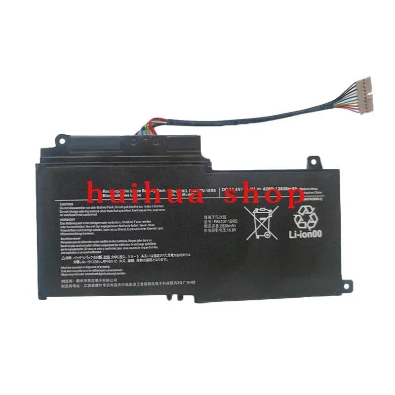 New Laptop Battery for Toshiba Satellite L55-A5234 A5278 P50 S40D L55T PA5107U PA5107U-1BRS 14.4V 43Wh JM