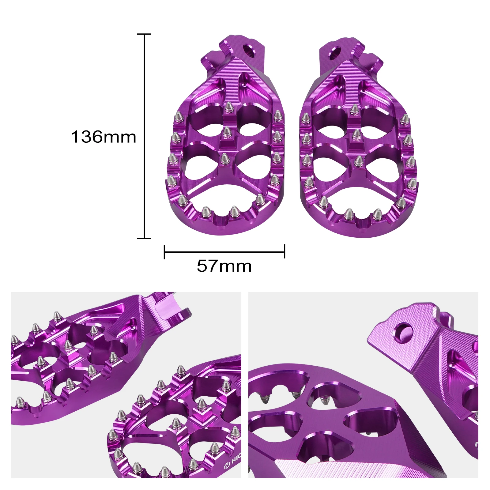 2025 2024 2023 For Surron Light Bee X S L1E Surron Electric Dirt Bike Enlarged Foot Pegs Footrest Footpegs For E Ride Pro SS 2.0