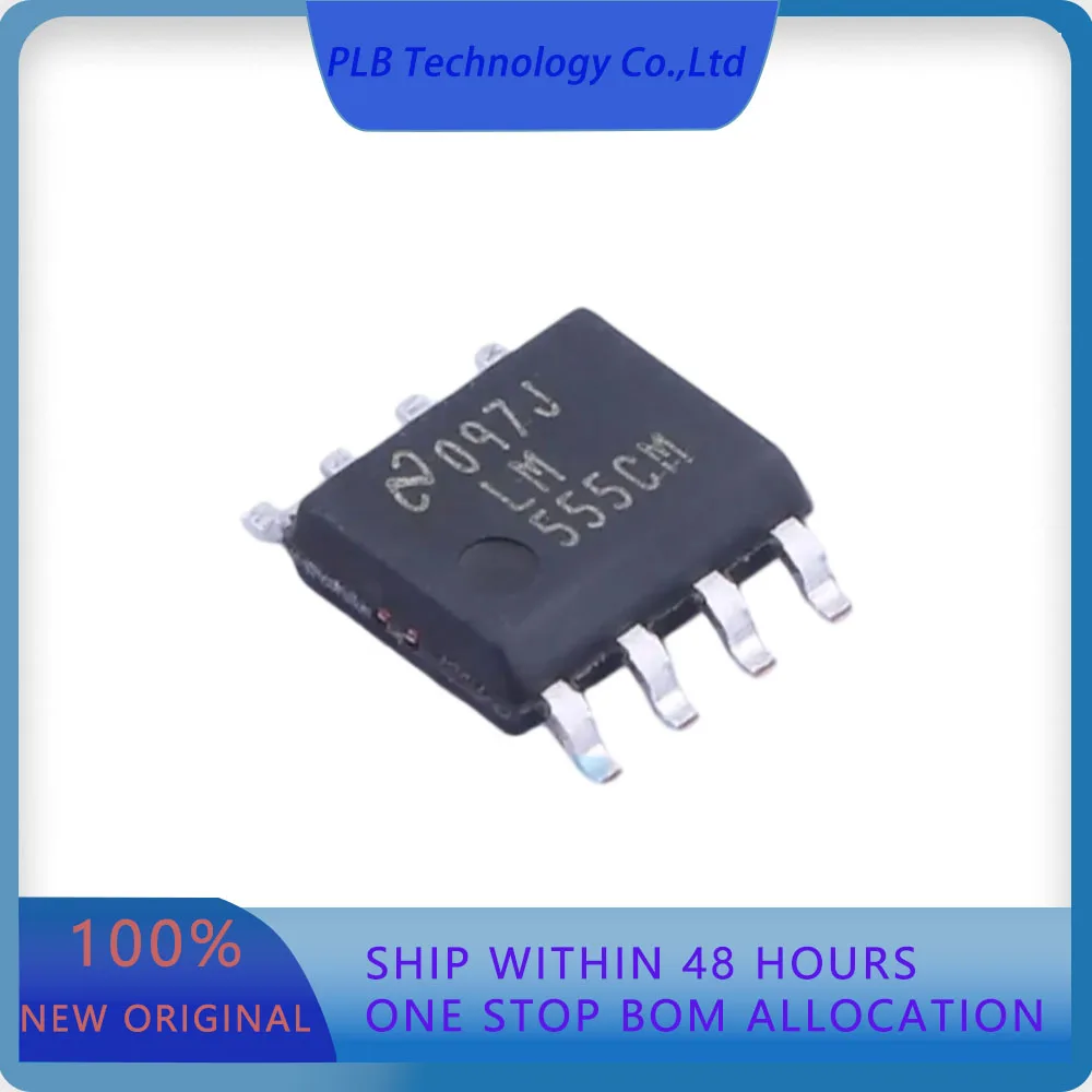 Lote de 10 unidades de temporizadores/contadores LM555CMX/NOPB LM555 SOIC-8 555, stock original