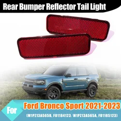 LH RH Rear Bumper Reflector Tail Light Lamp Red Left Side Right Side For Ford Bronco Sport 2021 2022 2023