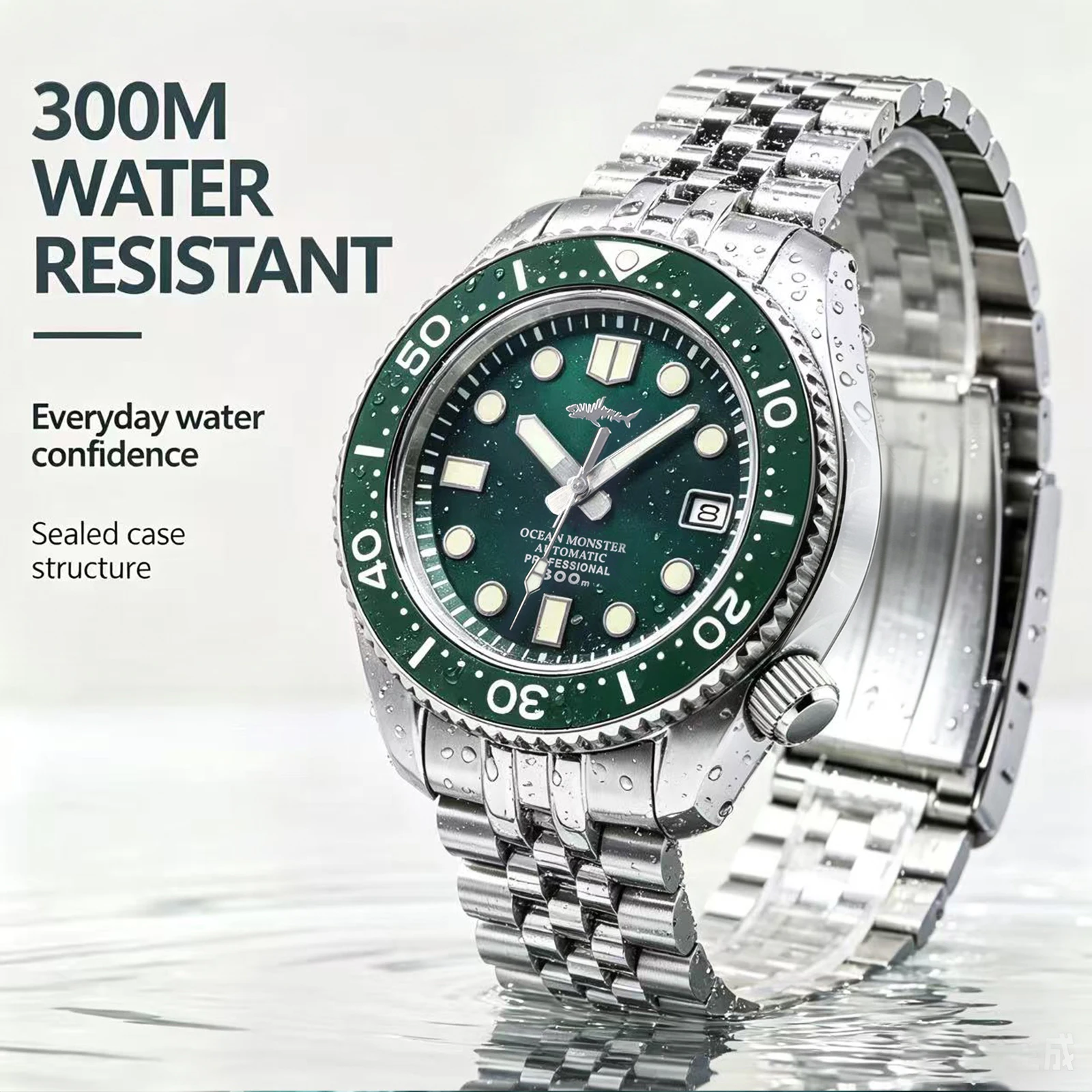 Nuevo reloj de buceo Heimdallr de 44mm para hombre NH35A automático 30ATM resistente al agua 316L cristal de zafiro bisel de cerámica C3 Lume para buceo