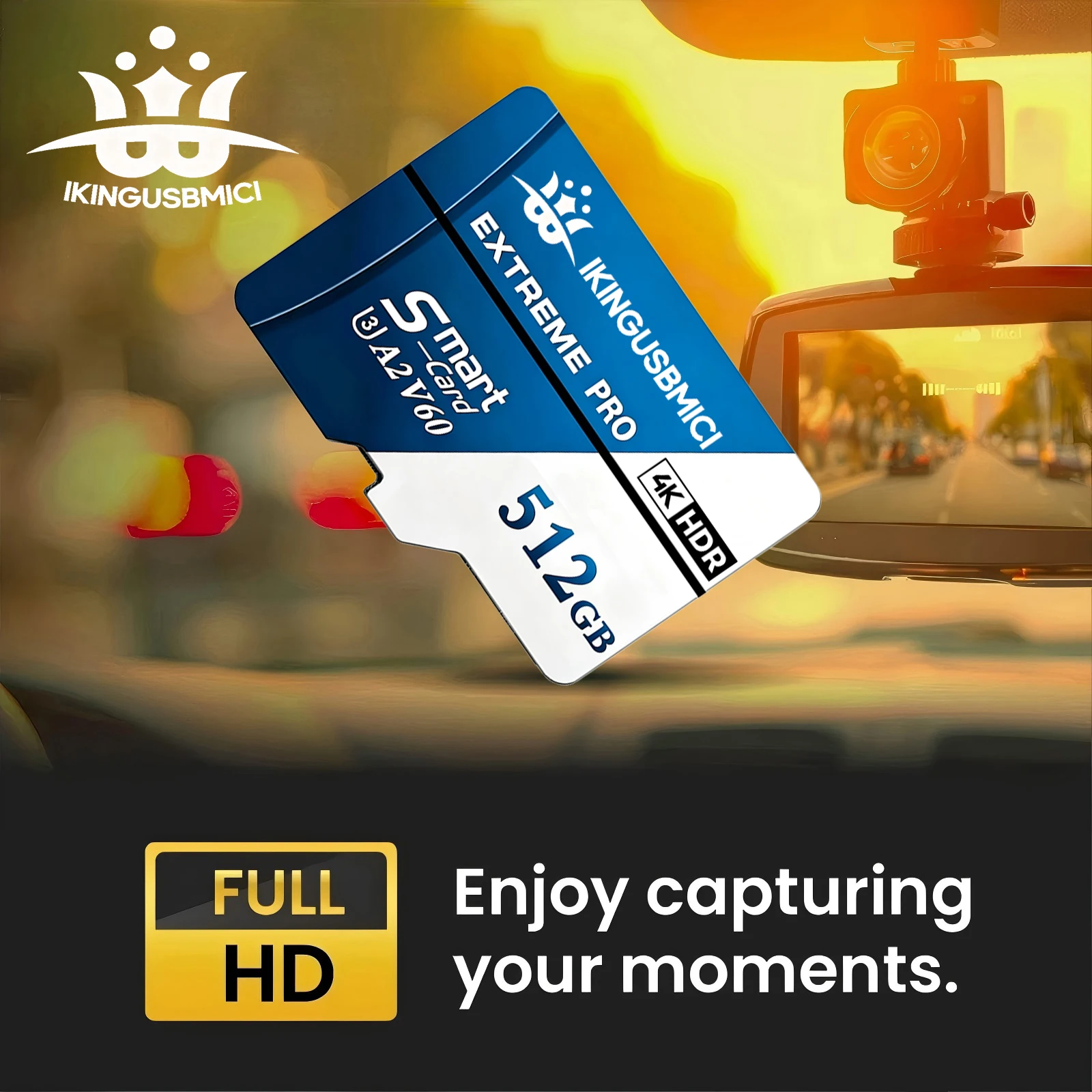 Efficient Micro TF Card Memory Card SD Cards TF Cards 32GB 64GB 512GB U3 Waterproof Full HD Full HD for Mac Drone Surveillance