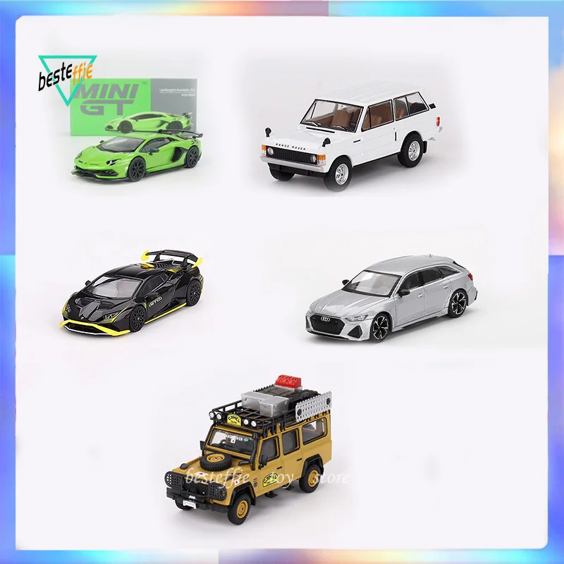 مجموعة موديلات سيارات صغيرة Gt Lamborghini للأولاد ، 1:64 لامبورجيني ، Svj ، Range Rover Defender ، Audi Rs6 ، Hurac é N st