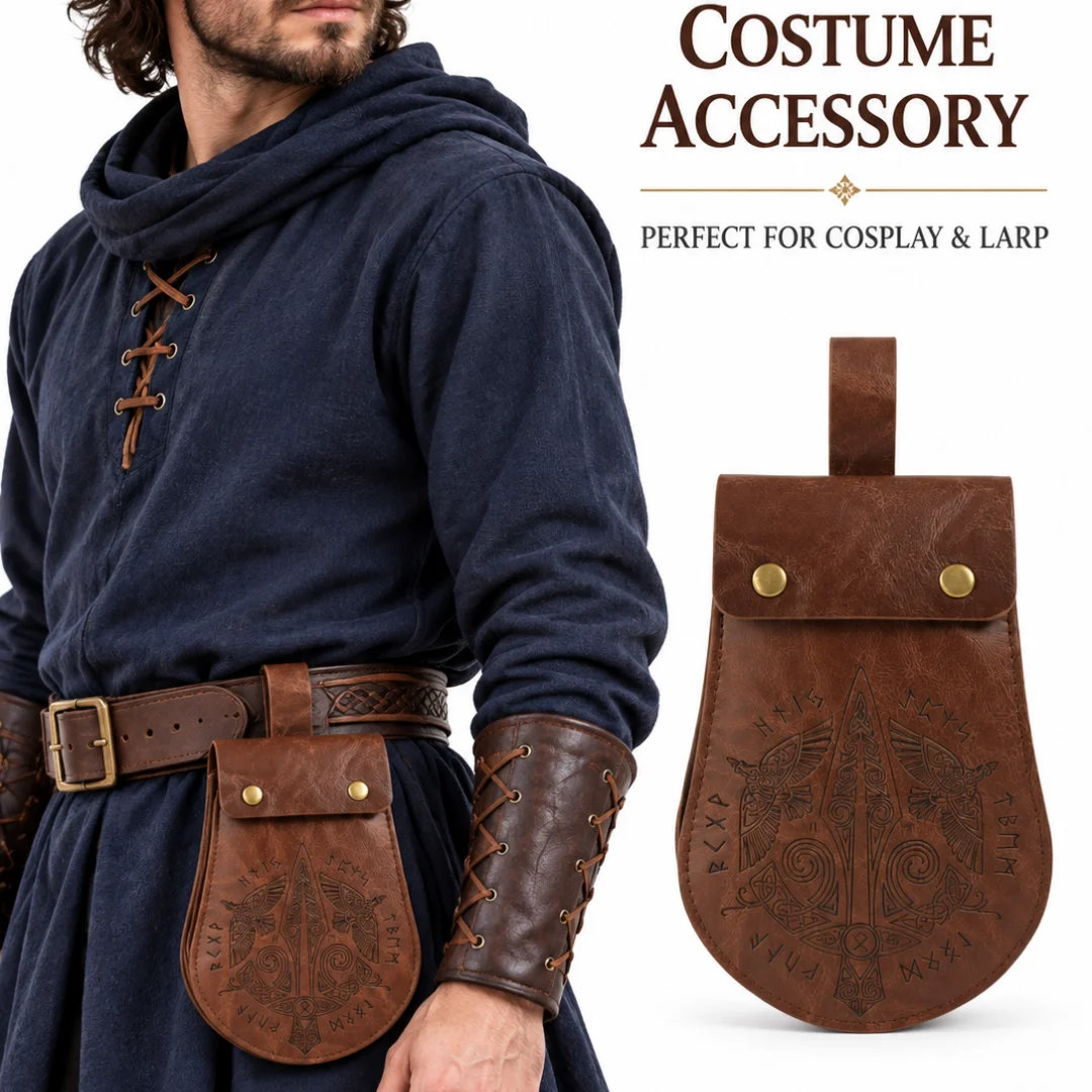Cosplay Prop - 할로윈 스타일의 중세풍 PU 가죽 허리