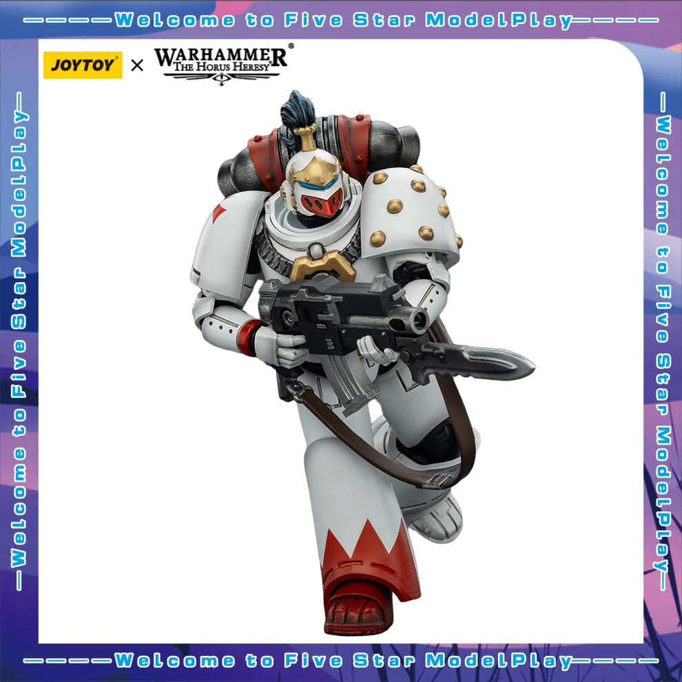

【UA】JOYTOY Warhammer 40K Масштабные фигурки 1/18 White Scars MKVI Tactical Legionary: модели, игрушки, подарки