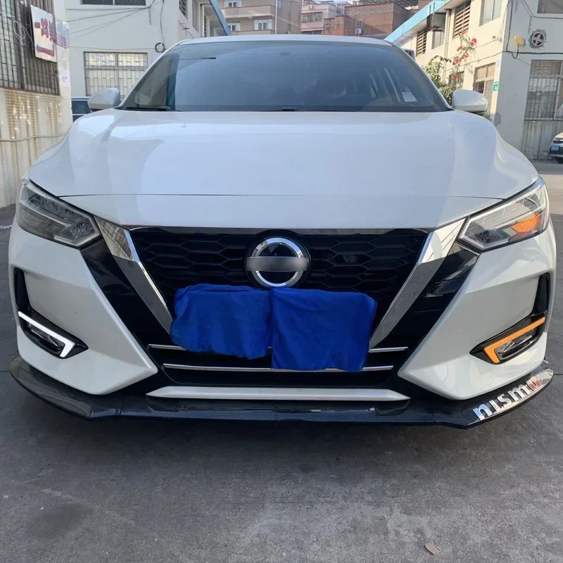 Luces LED de circulación diurna para coche, faros delanteros de 12V para Nissan Sentra Sylphy 2019 2020, señal de giro amarilla, azul y nocturno