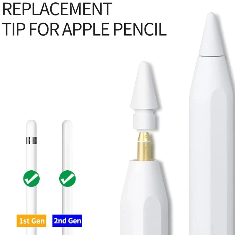 Końcówki do ołówków Apple Pencil 1. / 2. generacji Końcówki do ołówków IPencil Sensitivity Sultable dla iPada Pro Apple Pencil 1/2 Zapasowa stalówka