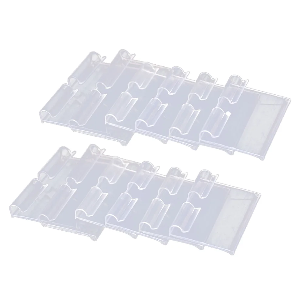 50PCS PVC Price Tags Premium PVC Price Tag for Supermarket Mall Shop Store (Transparent) plastic price tag