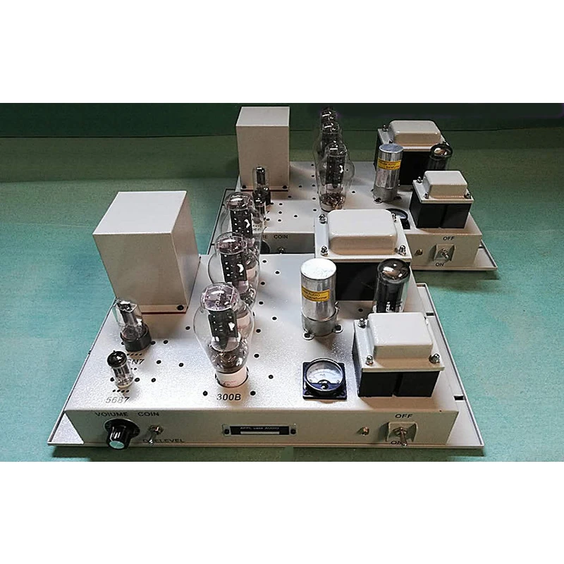 Western Master Three-tube Parallel 300B Single-ended Class A Tube Amplifier, Left And Right Channels