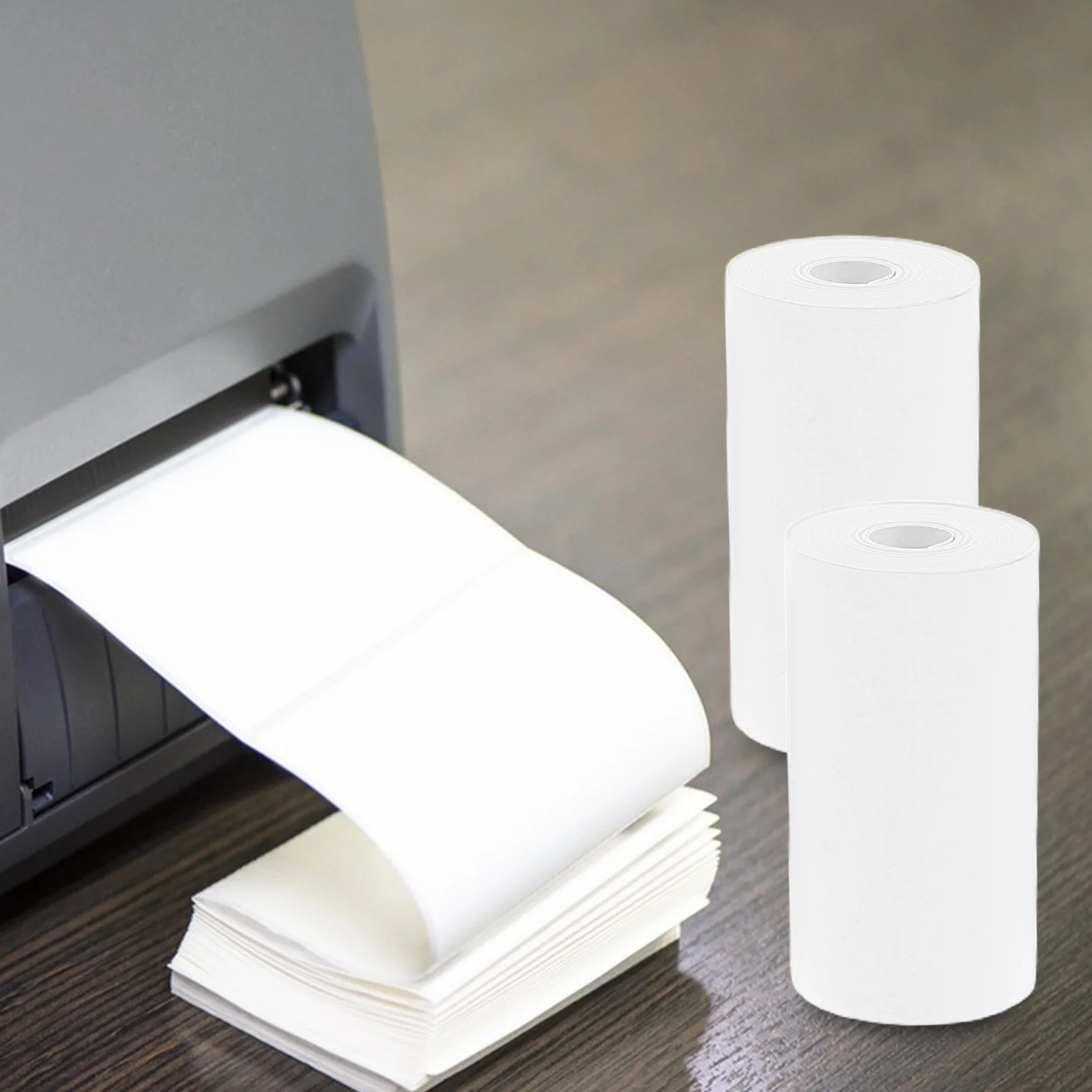 10 قطعة لفات ورق الإيصالات الحرارية 57x30 مللي متر لفة ورق حراري للطباعة ماكينة تسجيل المدفوعات النقدية في السوبر ماركت