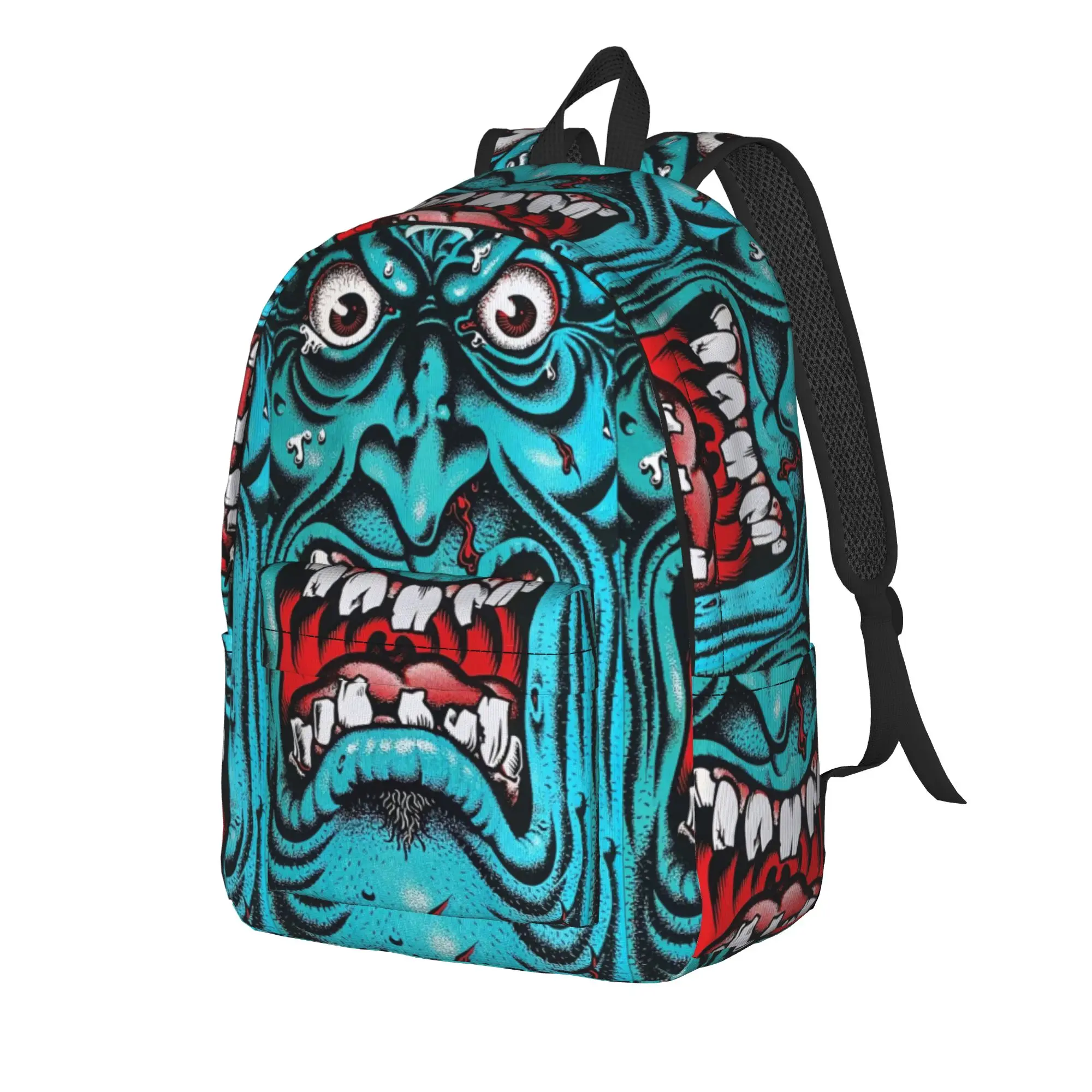 Horror Demon Monster Backpack  Leisure Backpacks Girl Hiking Big School Bags Custom Rucksack