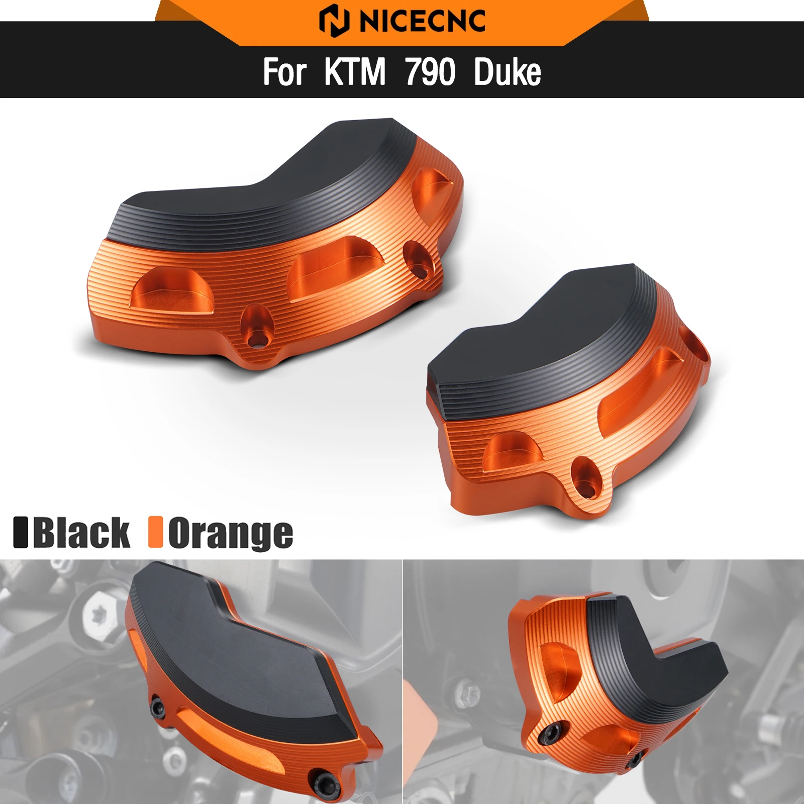 

For KTM 790 Duke 2018-2023 Engine Case Slider Guard Cover Protector 790 Duke 790Duke Duke790 2018 2019 2020 2021 2022 2023