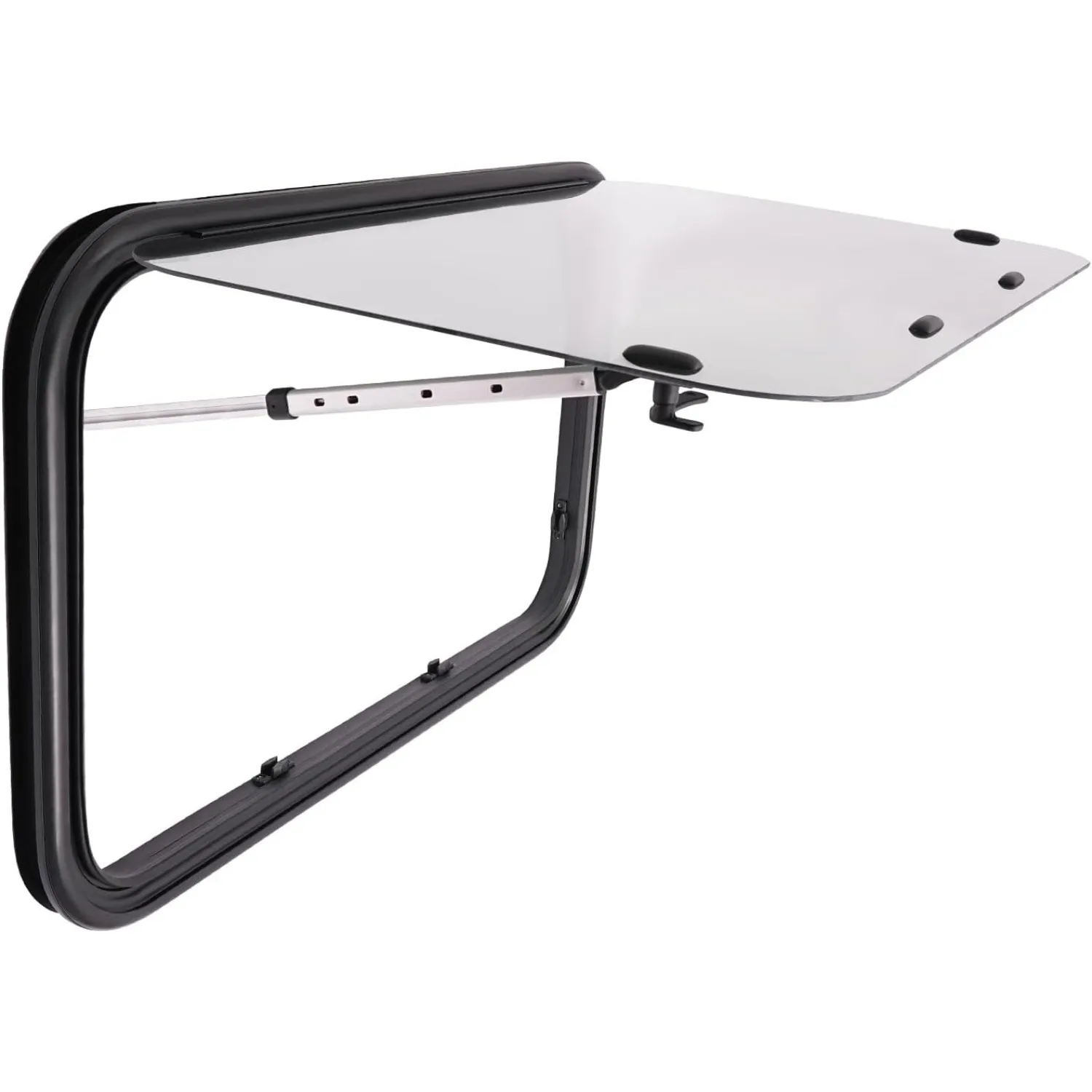 

RV Push Out Window with Screen, Caravan Camper Van Exit Windows for Walls up to 1.18inch Thick, Suitable for Trailers, Trucks