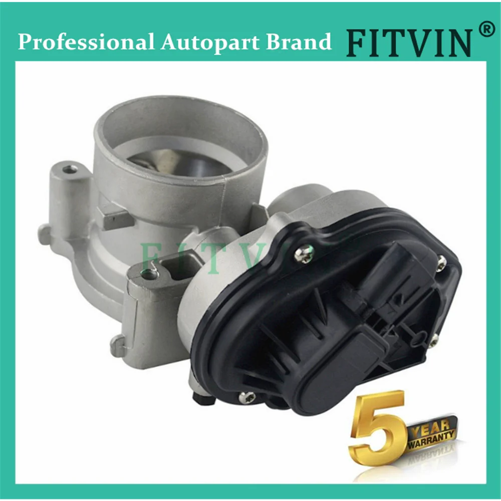 For Ford Focus Fiesta ST 150 Fusion Mondeo 2.3 2.5L 60mm 1556736 New Electric Throttle Valve Body 4M5U9E927DC 4F9U9E928AC