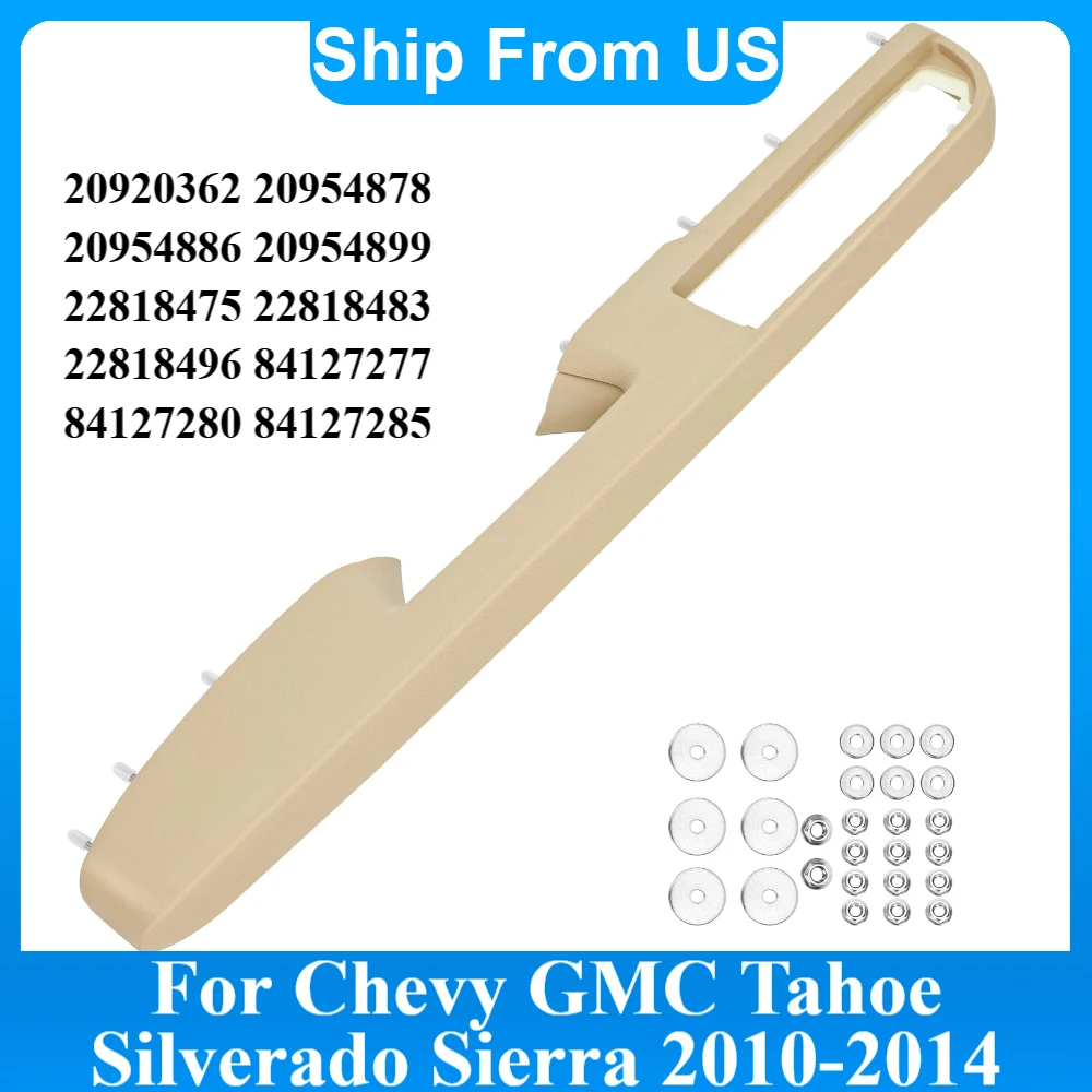 

Left Driver Side Door Armrest Panel For Chevy GMC Silverado Suburban Tahoe Avalanche For GMC Sierra 2010-2014 84127280 20920362