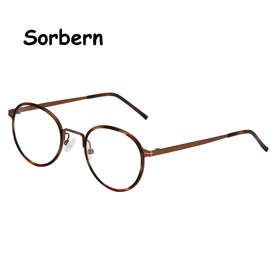 Trend TR90 Optical Eyeglasses Frame Women Super Thin Ultralight Retro Round Prescription Glasses Men Optical Myopia Eyewear