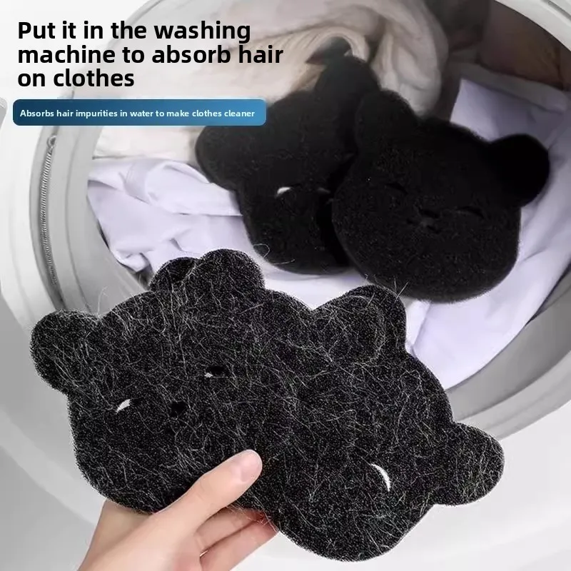 Pet Hair Remover for Washing Machine Floating Lint Catcher Cat Dog Hair Filter, Reusable  Traps Lint and Debris, Protects Drain