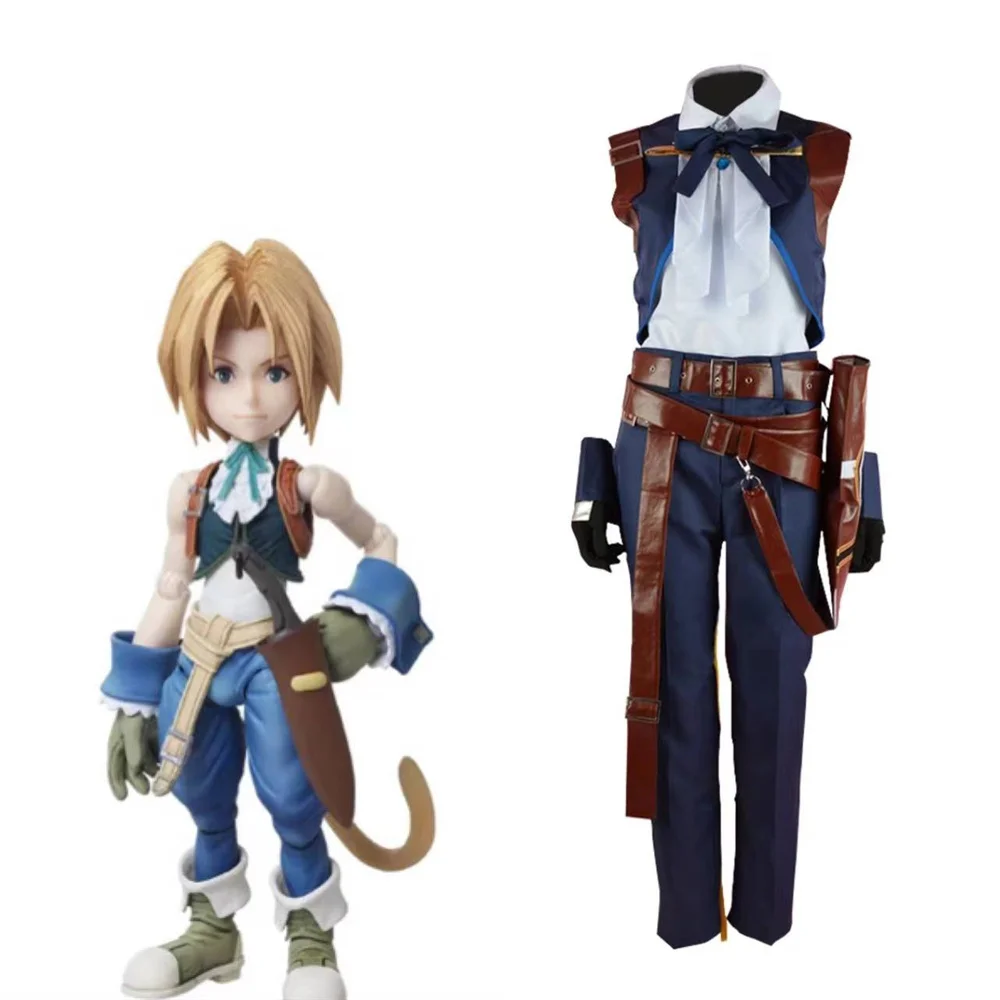 

Игровой костюм для косплея FF 9 Zidane, мужская униформа, костюм на Хэллоуин, карнавал, детской одежды