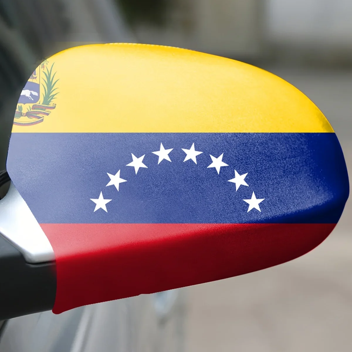 Venezuelan National Flag Car Hood cover, Car Flags and Mirror Cover Caps, Polyester Patriotic Car Accessories Decorations