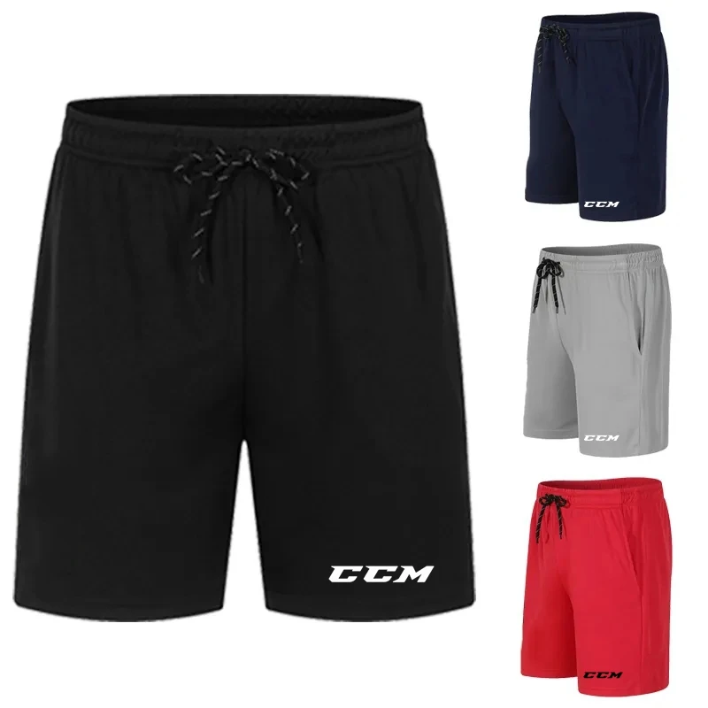 Pantalones cortos de playa para hombre, Shorts transpirables, ajustados, cómodos, para correr, culturismo, CCM, Verano