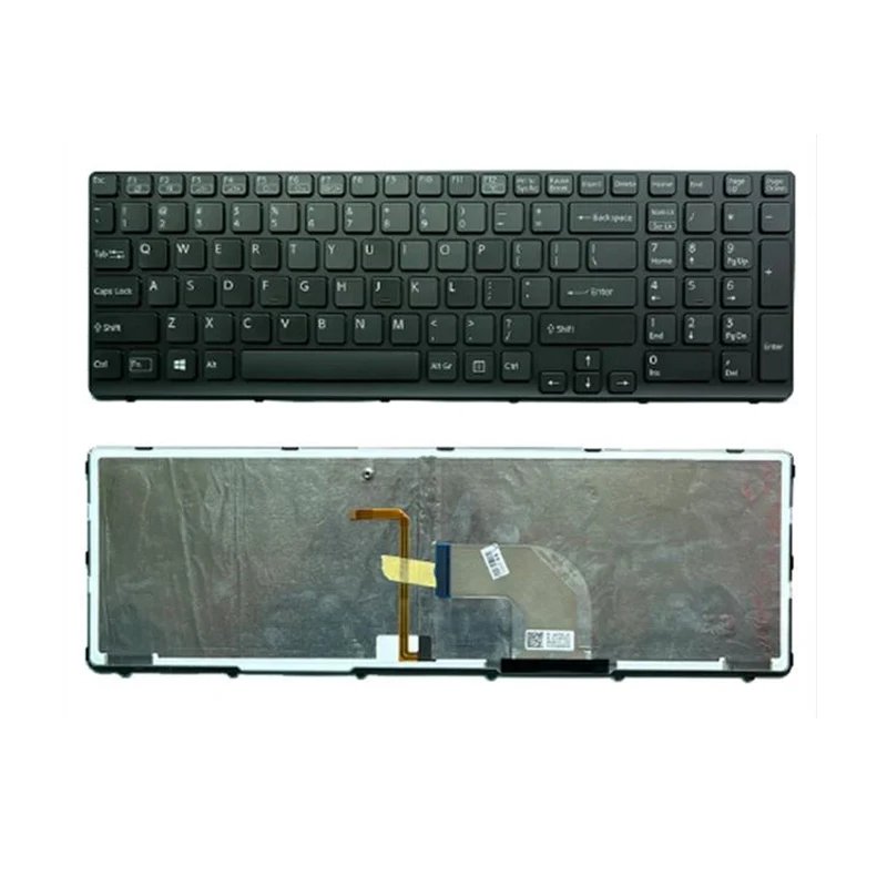 XIN-Russian-US Backlit Laptop Keyboard For Sony VAIO E15 SVE1511 SVE-15 SVE151C11M SVE151E11T SVE1511SAC