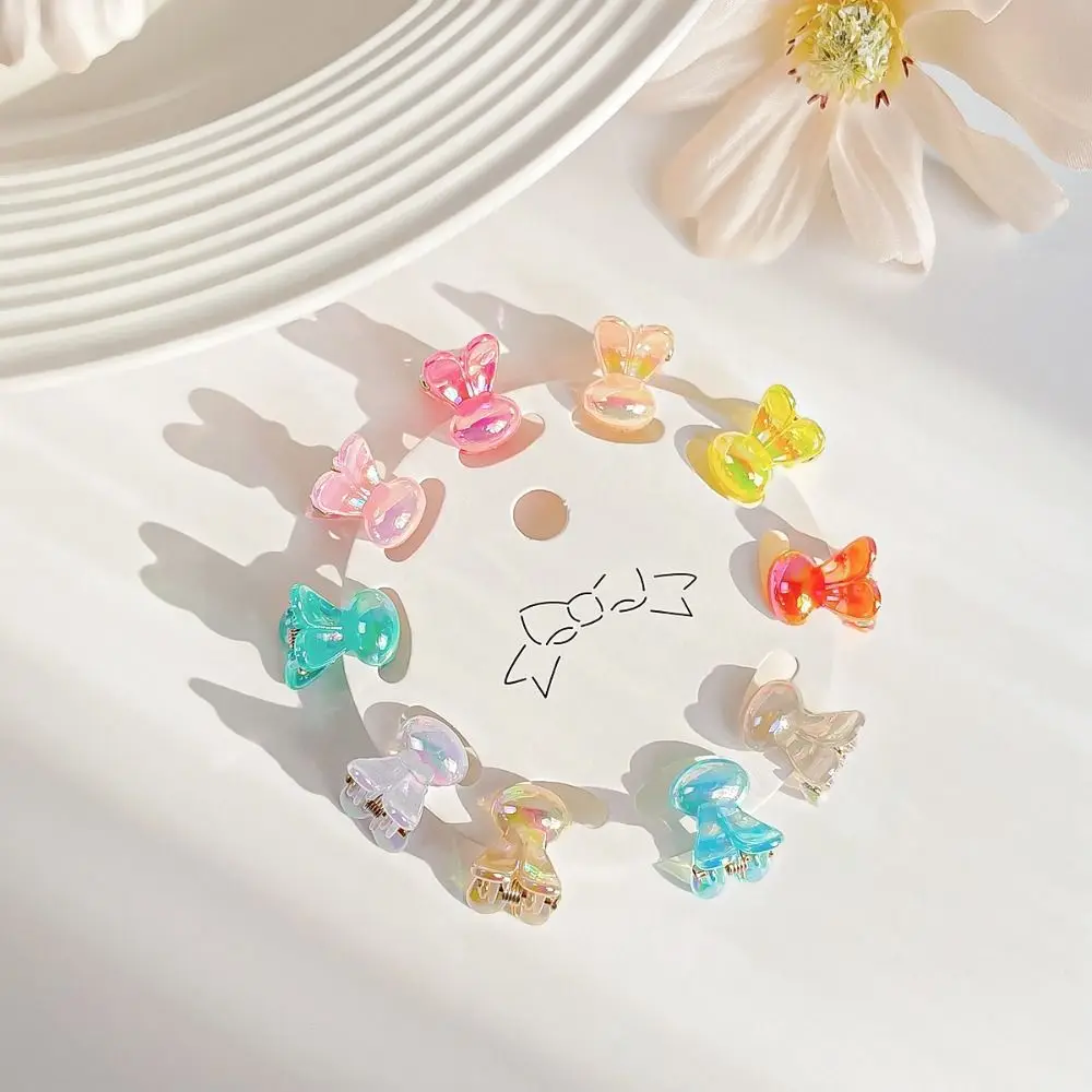 

Hair Accessories Mini Hair Claw Transparent Candy Color Star Hair Crab Clip Hair Ornaments Hair Clip Flower Mini Hair Claw Women