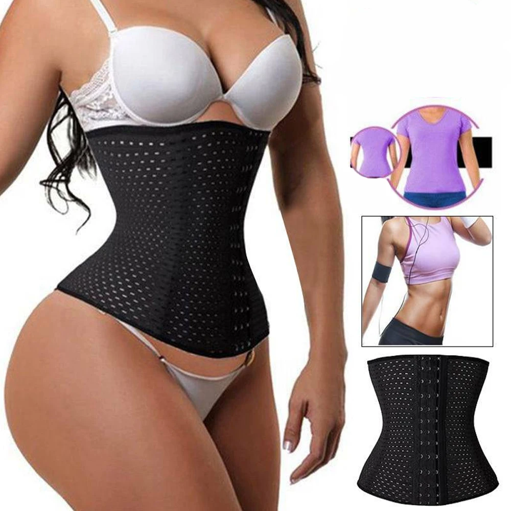 Cinta Modeladora Pós-Parto com Suporte Lombar e Tecido Respirável, para Exercícios e Melhoria da Postura