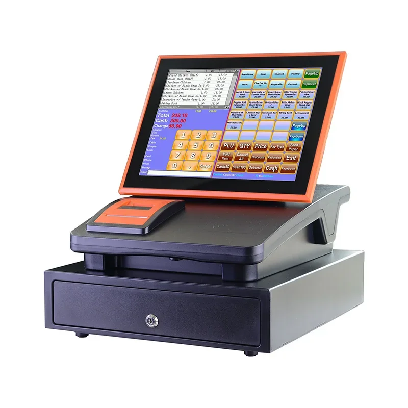 Australia/New Zealand/Argentina English version cash register maintenance-free 12-inch English touch screen integrated cash