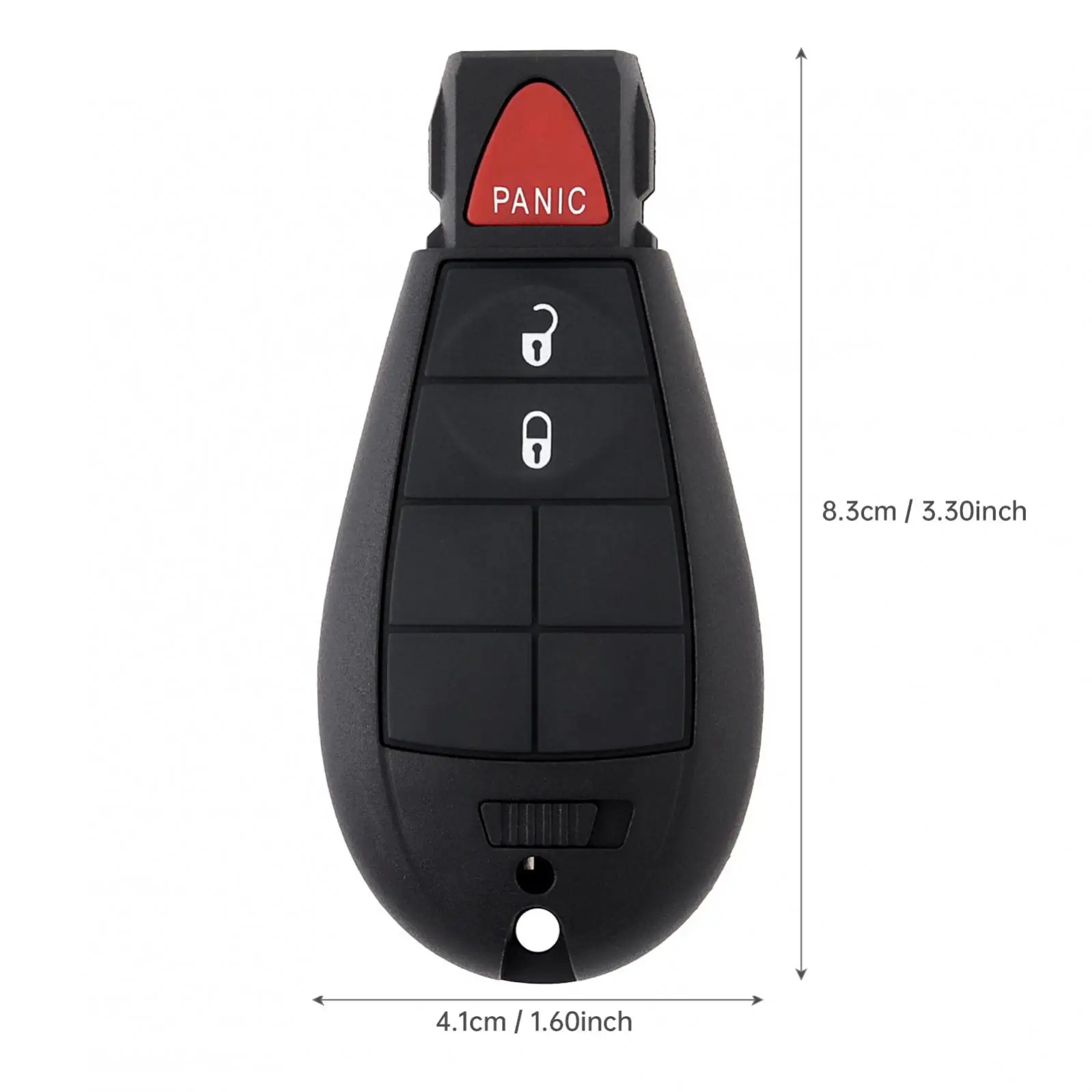 リモートエントリーキーフォブケース,3つのボタン,ハウジング,ダッジRAM 1500, 2500, 3500, 4500, 5500, GQ4-53T, 56046955と互換性があります