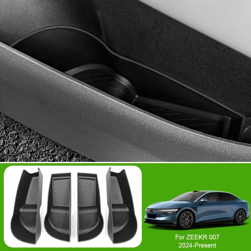 

Car Armrest Box StorageABS Door Organizer Barrel For ZEEKR 007 2024-Present Auto Tidying Box Water Cup Holder Accessories