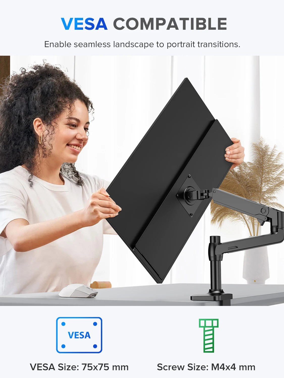 Imagem -05 - Uperfect Unify Umax22 Monitor de Computador 2k de 22 1440p com Tela de Jogos Vesa e Suporte Ajustável de 180° Hdmi Usb c Tela Externa para pc Mac Telefone Xbox Switch Ps5