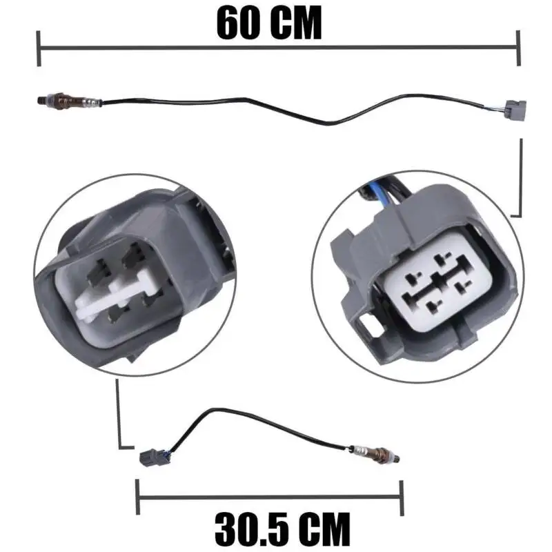2 Buah Sensor Oksigen O2 Hulu & Hilir untuk Mesin Honda Civic 1.7L D17A7 Tahun 2001-2005