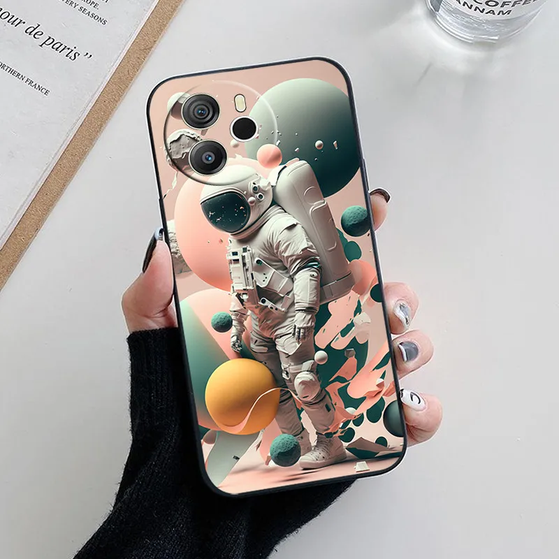 Etui Blackview SHARK 8 Fashion Soft Silicone Back Cases dla Blackview SHARK 8 SHARK8 Pokrowiec na telefon etui Fundas Cute Cartoon — zdjęcie 3