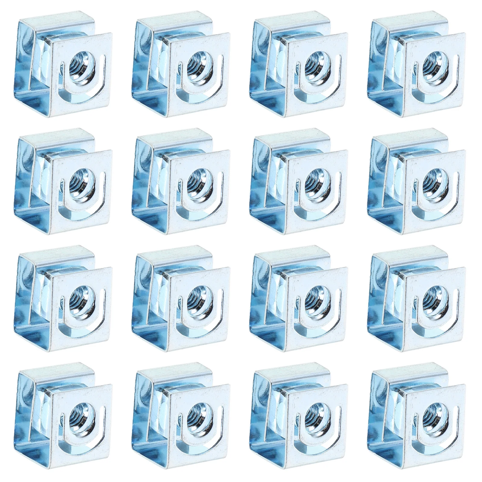 

25Pcs Carbon Steel U-Type Bent Nuts M5x08 Automotive Fasteners Hardware Clips Replacement Durable Weld Nuts