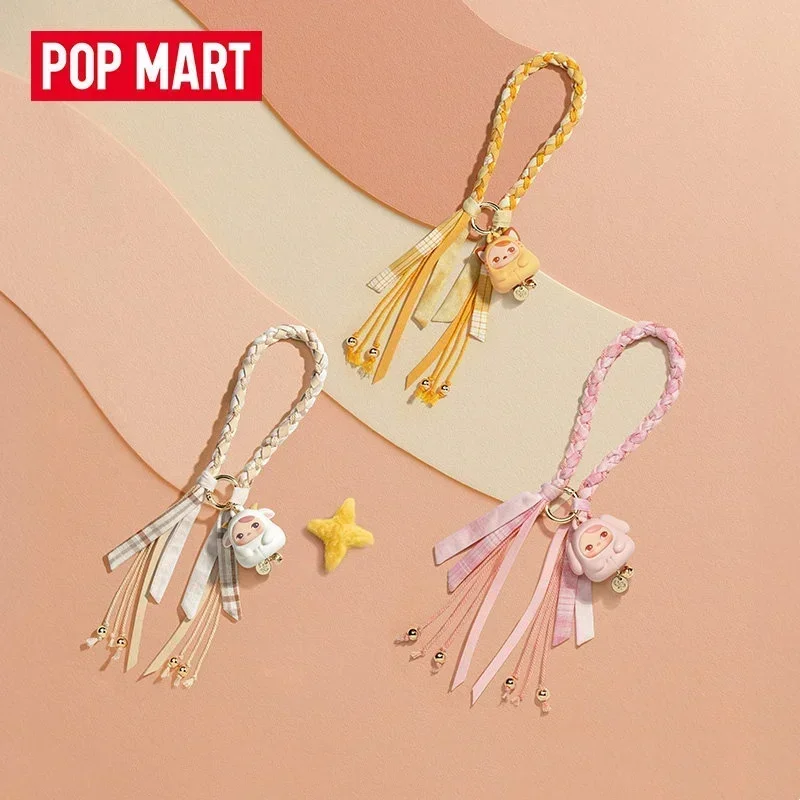 

POP MART PUCKY TAP BABIES Series Mystery Box, натуральная слепая коробка, сумка для игрушек Guess, орнаментные фигурки, домашний декор, рабочий стол