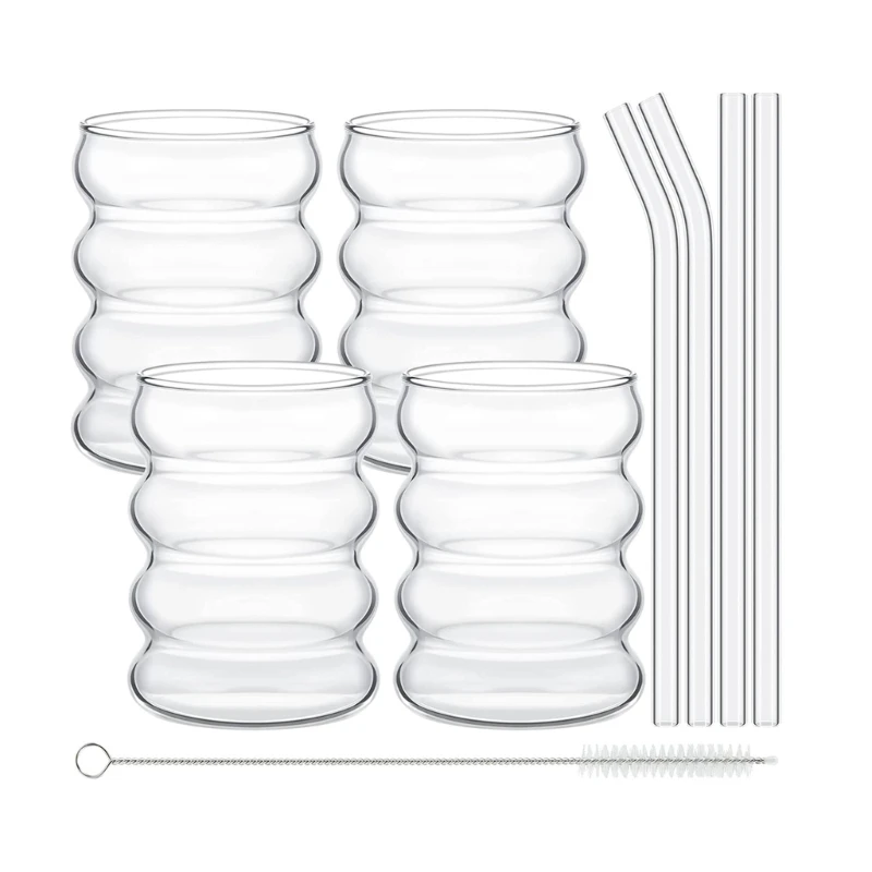 

N0HB Coffee Mugs Wine Glasses Single-Layer Glass Water Cups Drinking Cup