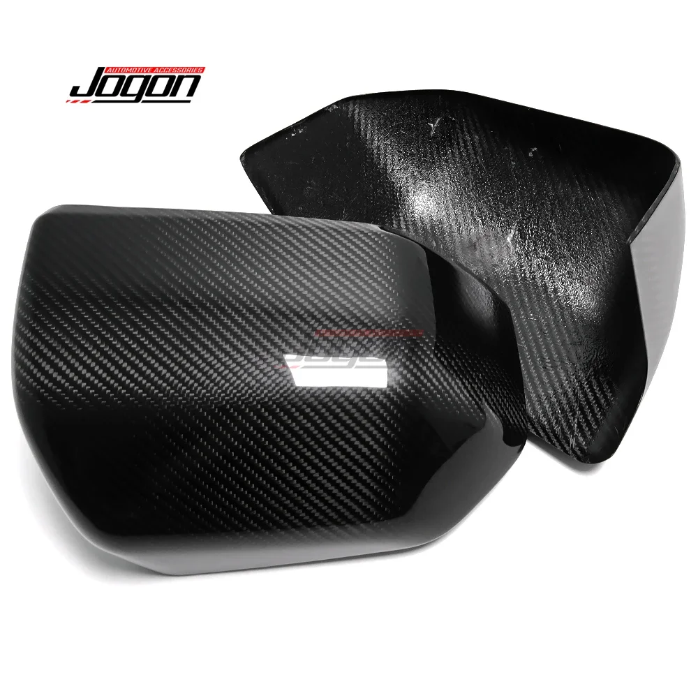 Real Carbon Fiber Mirror Cover Shell Rearview For Ford F150 2015 2016 2017 2018 2019 2020 Raptor Platinum King Car Exterior Trim