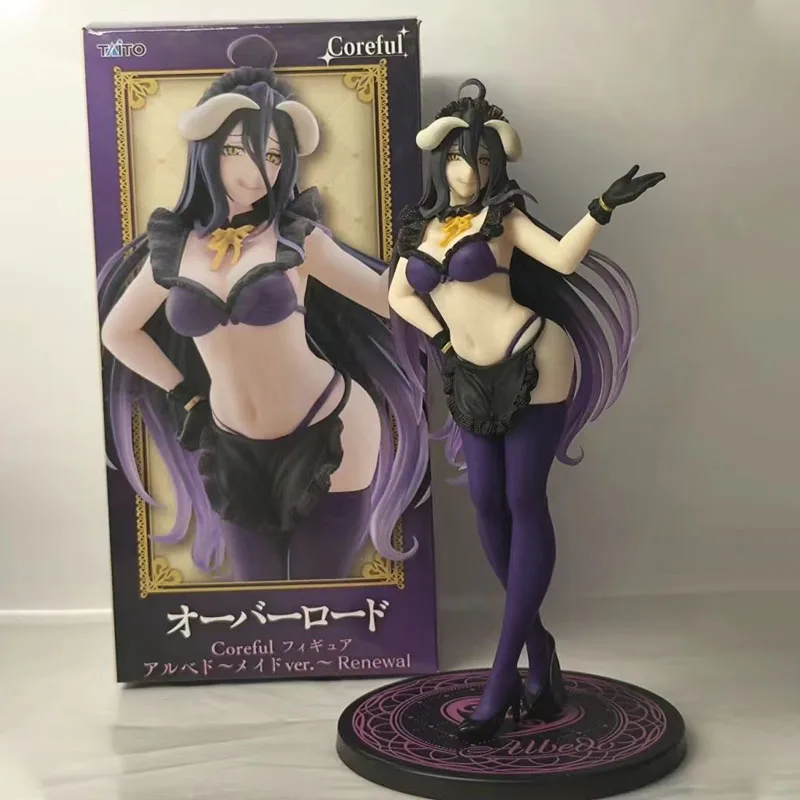 

TAITO оригинальные DC OVERLORD Albedo сексуальная горничная аниме фигурки игрушки для детей подарки Коллекционная модель украшения