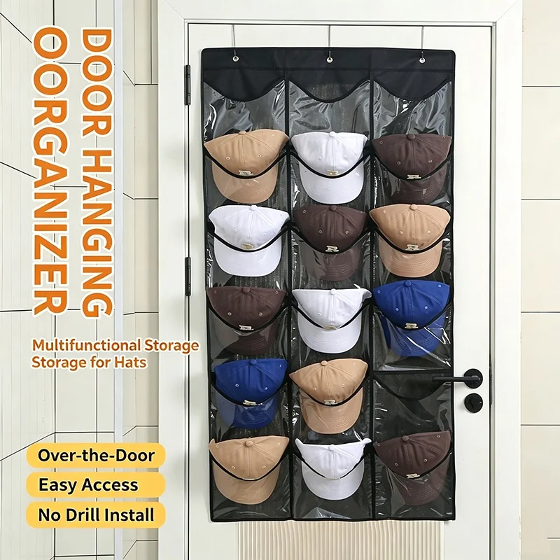 Support For Hats Caps Organizer, Hat Hooks For Wall Cap Hanger Hanging Caps Multifunctional Home Storage MZSNJ05