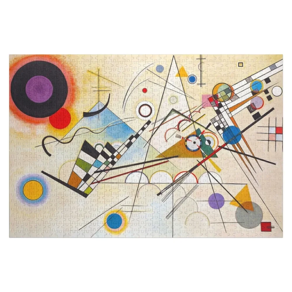 

Composition VII by Wassily Kandinsky Jigsaw Puzzle Woods For Adults Anime Custom Wood Puzzle