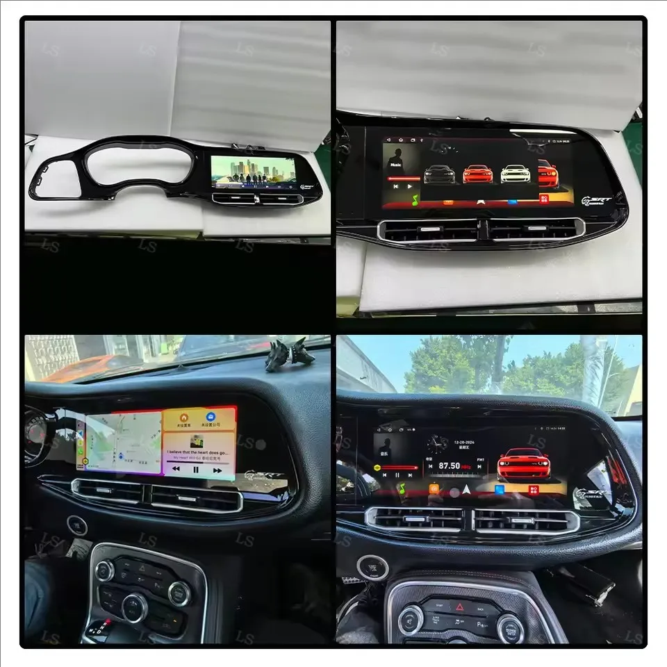 

12.3" Android Auto Touch Screen Car Stereo For Dodge Challenger SRT Hellcat 2015-2024 Car Radio GPS Navigation CarPlay Head Unit