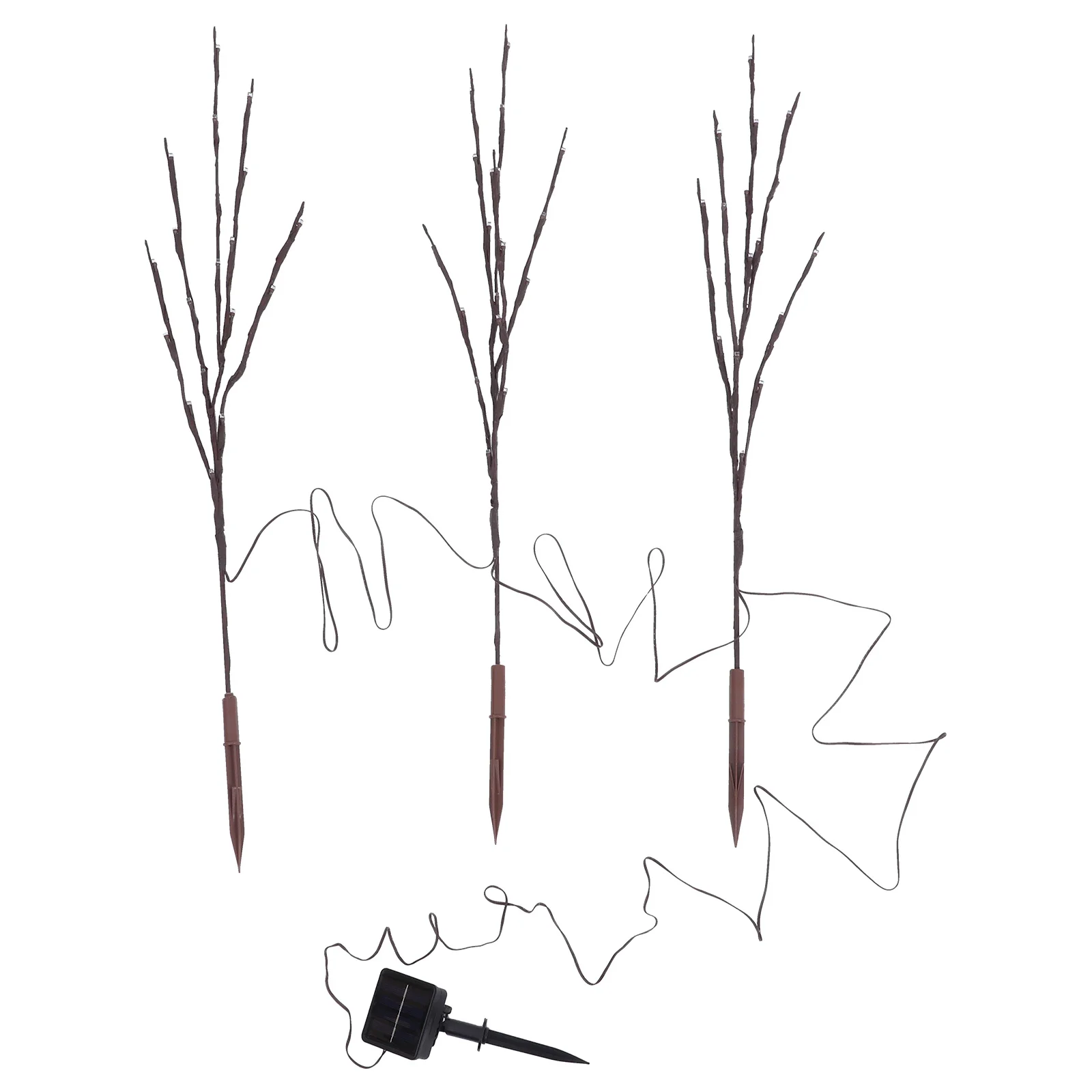 

Solar Powered Tree Branch Lights Led Decorative Lamp For Home Christmas Party Outdoor Gallery Decoration White